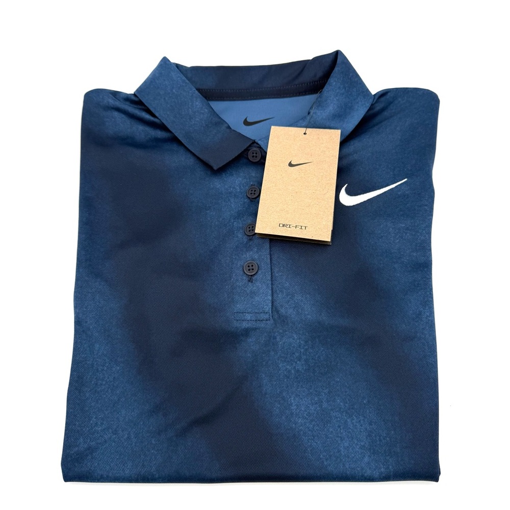 NWT New Nike Women's Victory Dri-FIT Short-Sleeve Printed Golf Polo XS Shirt Top - Picture 3 of 6